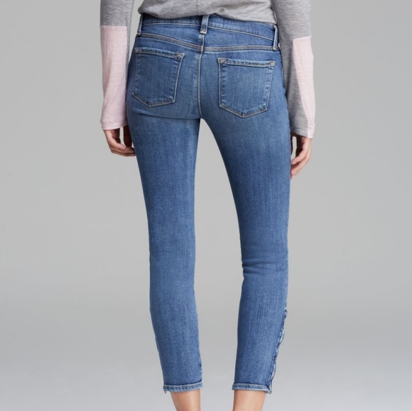 J Brand 835 Midrise Zip Capri Jeans in Tone - Picture 3 of 8
